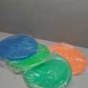 Silipull 4 Pcs Wiggle Seat Inflated Wobble Cushion Flexible Balance Disc with Air Pump for Core Stability Strengthening Improving Posture Physical Exercise(Royal Blue and Macaroon Blue)