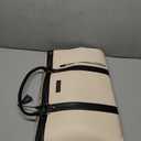 Convertible Garment Bag for Travel, Carry on Garment Duffel Bags with Shoe Pouch Weekender Bag for Men Women 2 in 1 Hanging Suitcase Suit for Business Trip, Vacation (Beige), 22.2"L x 10.6"W x 13"H