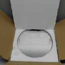 Seelenruhe 10" Round Mirrors for Centerpieces for Tables, Round Mirrors Trays Plates for Centerpieces, Wedding Decorations, Baby Shower Party, Christmas Decorations, 2mm, 12 PCS