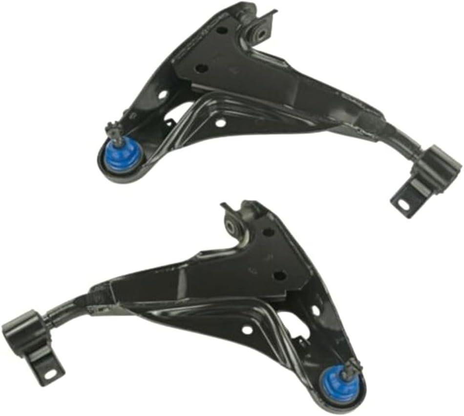 Control Arms Set of 2 Front Driver Passenger Side Pair MS40119 MS40118 SET-MEMS40118