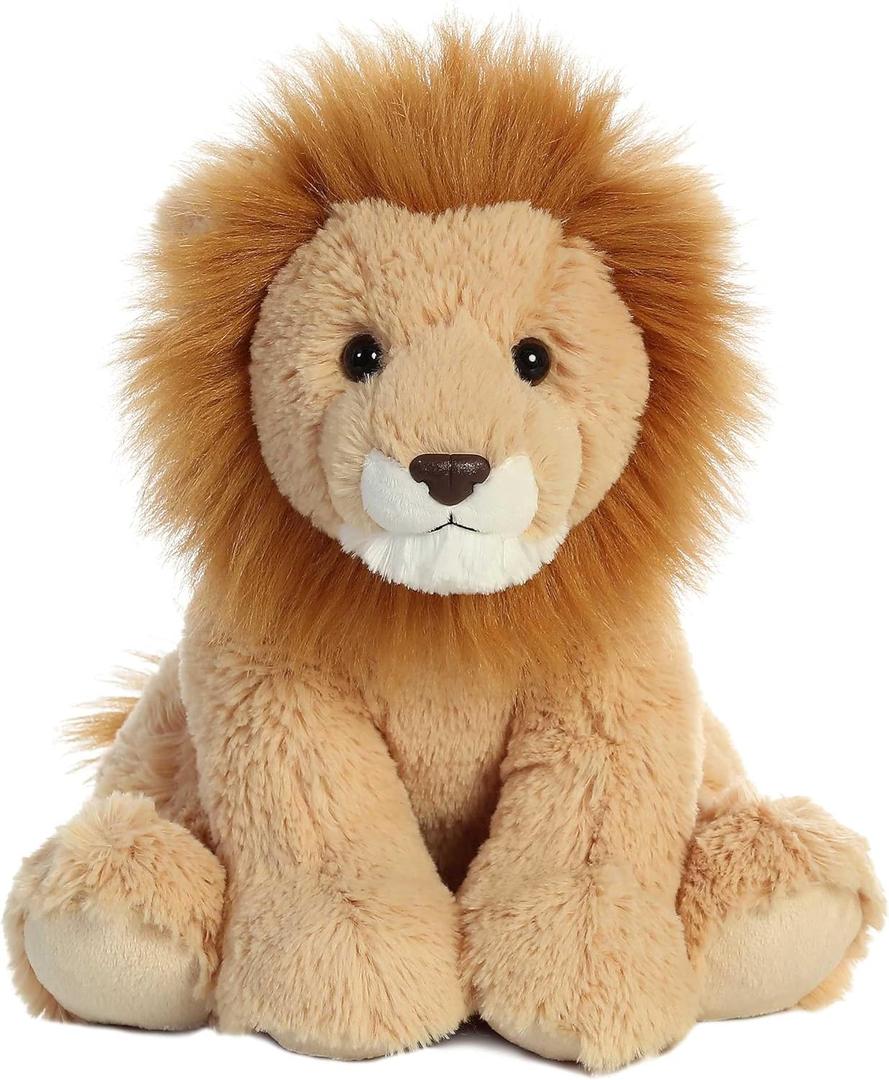 Aurora® Cuddly Lion Stuffed Animal - Cozy Comfort - Endless Snuggles - Brown 14 Inches