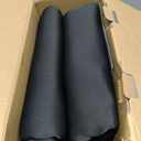MIULEE Black Blackout Curtains for Bedroom Living Room 84 Inches Long 2 Panels, Thermal Insulated Room Darkening Drapes Grommet Noise Reducing Light Blocking Window Treatments 50x84 Inch