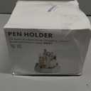 Pencil Pen Holder for Desk,9 Slots 360 Degree Rotating Desk Organizers,Desktop Storage Stationery Supplies Organizer, Cute Pencil Cup Pot For Office, School, Home(Black)