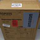 topzee Espresso Machine 20 Bar, Compact Coffee Maker with Milk Frother & Cold Brew Function, 52oz Removable Water Tank, Stainless Steel Cappuccino, Latte Maker, Silver