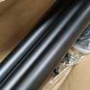 Heavy Duty Non- Adjustable 144In/12Ft Curtain Rods for Windows, Matte Black