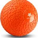 Yes4All Slam Balls, 10-40lb Weighted Ball Weight, Durable PVC Sand Filled Workout Dynamic Slam Ball for Strength Training, Tread, Orange, 10lbs