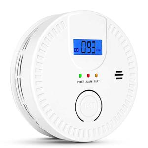 Smoke and Carbon Monoxide Detector, 2 in 1 Smoke and CO Alarm, 85dB Sound, LCD Reading, Battery Operation, for Home and Kitchen, Easy Installation