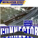 3 wipers Replacement for 2011-2017 Nissan Quest, Windshield Wiper Blades Original Equipment Replacement - 26"/19"/12" (Set of 3) U/J HOOK