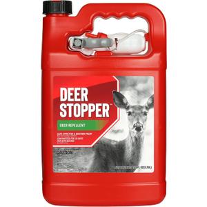 Deer Stopper Garden Animal Repellent - Safe & Effective, All Natural Food Grade Ingredients; Repels Deer Elk, and Moose; Ready to Use, 1 Gallon Liquid Refill Bottle