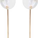 2Pcs Ear Shaped Earring Display Stand 2.13x2.28x7.09 Inch Earrings Display Holder Silicone Earrings Organizer Tabletop Earring Stud Organizer for Women Shows Decor