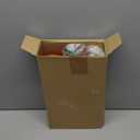 Patelai 50 Set Plastic Dessert Cups with Shovel Spoons, Flowerpot Cake Desserts Cups for Construction Birthday Party Supplies, Ice Cream, DIY Baking, Cupcakes, Yogurt, Pudding