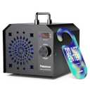 PowerScale Ozone Generator 90,000mg/h O3 Intelligent Control Ozone Odor Eliminator Commercial Ozone Machine Odor Removal, For Home, Car, Pet Room - High Capacity Ionizer Ozone Air Purifier, Black