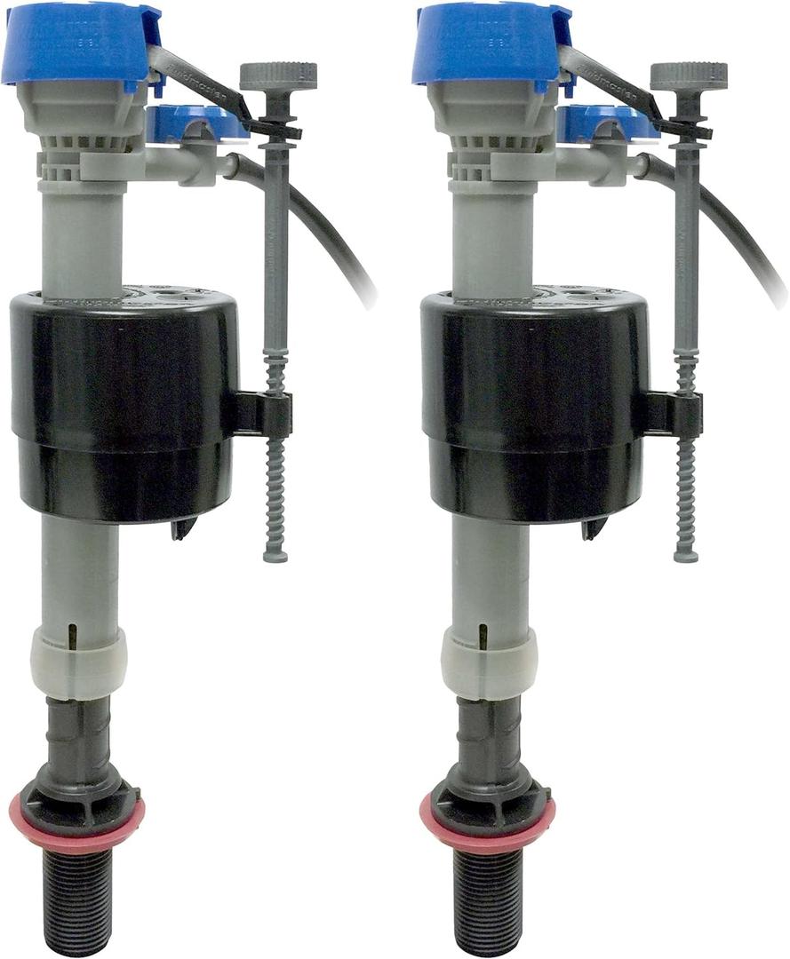 Fluidmaster 400H-5003 Performax Universal Toilet Fill Valve with Tank and Bowl Water Control 2-Pack, Blue