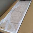 GHC Floating TV Stand, Wall Mounted Entertainment Center and Cabinet Shelf, TV Console with Storage, Media Console for DVD Player, Space-Saving Under TV Shelf for Living Room (Natural Oak)