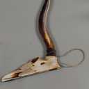 Flat Longhorn Skull Wall Decor Wooden Longhorn Cow Door Sign Large Farmhouse Printed Pendant Decor Realistic Style Wooden Cow for Christmas Holiday Front Door Porch Wall