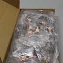 Silipull 50 Pcs Mini Monkey Figurines Resin Monkey Figures Bulk Tiny Animals Favors for Summer Cake Topper Goodie Bag Fillers Supplies Stuffers(Cute,Brown)