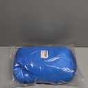 Squishy Microbead Neck Pillow, 7Inch x 12Inch Soft Travel Body Bed Pillow Bean Pillow for Kids Adult Chair Sleeping Car Seat, Fun Dormroom (Sky Blue)