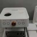 Caf Bellissimo Semi Automatic Espresso Machine + Milk Frother | WiFi Connected, Smart Home Kitchen Essentials | Built-In Bean Grinder, 15-Bar Pump & 95-Ounce Water Reservoir | Matte White