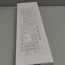 Large Print Wireless Keyboard and Mouse - 7 Colors Backlit Keyboard, Oversize Letters Keys Easy to See and Type, Rechargeable Keyboard and Mouse with Light Up Key, Compatible for PC, Windows, Gaming