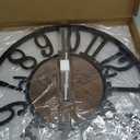 Vintage Large Silent Battery Operated Analog Clocks for Wall Decor, 20 IN