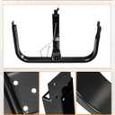 51 Inch Semi Truck Spare Tire Carrier with Mounting Replacement for Freightliner Volvo Kenworth Mack International Peterbilt,Glossy Black