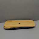 LONBET Toilet Paper Storage for 12 Rolls, Stackable & Foldable - The Ultimate Bathroom Organizer - Waterproof Basket with Bamboo Lid - Elegant Toilet Paper Storage Holder, Blue