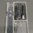 7MAGIC Sonic Electric Toothbrush for Adults and Kids  Up to 180 Days Runtime, 42000 VPM Powered Toothbrush, 5 Modes & 3 Intensities for Sensitive Teeth & Braces, Includes 8 Brush Heads, Navy Blue