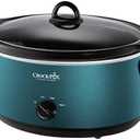 Crockpot Manual 7-Quart Slow Cooker, Turquoise
