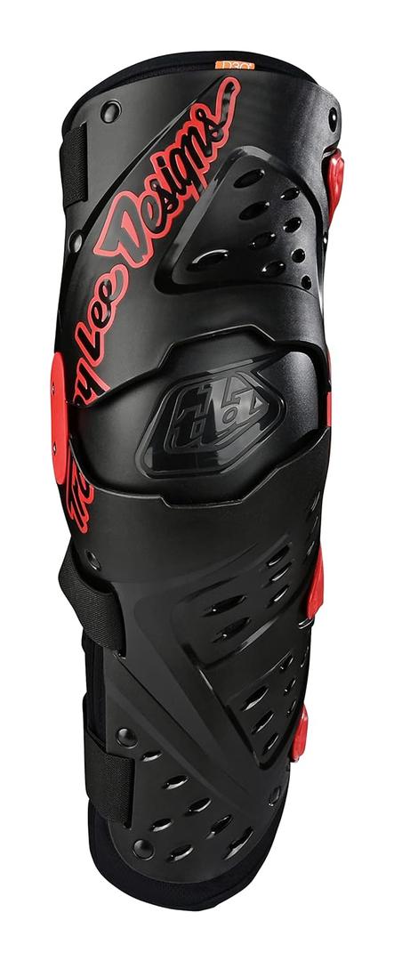 Troy Lee Designs Adult Triad Off-Road Dirt Bike MTB Downhill Knee Shin Guards (Medium/Large) (MD/LG, BLACK)