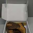 Rollda Kids Cowboy Boots for Boys Girls Western Square Toe Cowgirl Boots with Walking Heel (Toddler/Little Kid/Big Kid) (Brown/Ostrich Upper), Size: 1 Little Kid