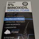 5% Minoxidil Foam Hair Regrowth Treatment for Men & Women, Prevents Hair Thinning & Strengthens Roots, Minoxidil Foam for Fuller, Healthier Hair,9.52 Ounce (Pack of 1)