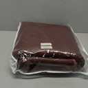 Majestic Giftware PVC Faux Leather Rectangle Tablecloths | (TCE29-54144) Burgundy Waterproof & Spill Proof Dining Table Cover | Decorative Washable Tablecloth for Home, Kitchen, Party (54X144)