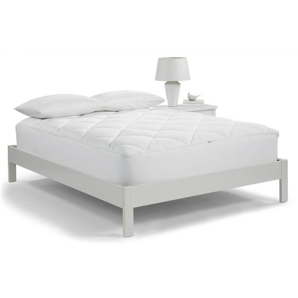 Serta Luxury Firm King Mattress Pad in White