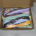 WILLBOND 60 Yards 20 Pcs Sewing Zippers Bulk #5 Nylon Coil Zippers 20 Color Assorted Zipper for Sewing with 200 Zipper Sliders for DIY Tailor Bags Purses Crafts Supplies (Various Color)