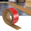 M METERXITY Floor Transition Strip Self Adhesive, 6.56FTx1.97Inch(2mx5cm) PVC Flat Divider Floor Transition for Joining Floor Gaps/Floor Tiles, Doorway Transition Strip [Yellow Oak]