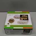 CHH Double 15 Numeral Pro Size Mexican Train & Chicken Domino Set in Aluminum Case  136 Multicolor Tiles  Complete Set with Train Markers and Hub