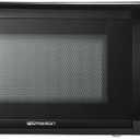 Emerson MW7302B Compact Countertop Microwave Oven with Touch Control, LED Display, 700W, 10 Power Levels, 6 Auto Menus, Glass Turntable and Child Safe Lock, 0.7 Cu., Ft. Black