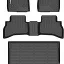 AIPOIL Floor Mats & Cargo Liner Set for 2020-2024 2025 2026 Buick Encore GX AWD All Weather Protection TPE Anti-Slip Automotive Full Set Custom Car Mats Accessories - Black
