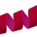 Rose Pink Velvet Ribbon 7/8 Inch Single Face Nylon for Gift Wrapping, Hair Bows, Choker, Wedding Decorations, Cafts, Bouquet - 25 Yards