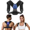 Back Posture Corrector for Men Women, Invisible Back Brace Shoulder Straightener for Neck Shoulder & Upper Back Pain Relief, (Chest Size 27"-38") M