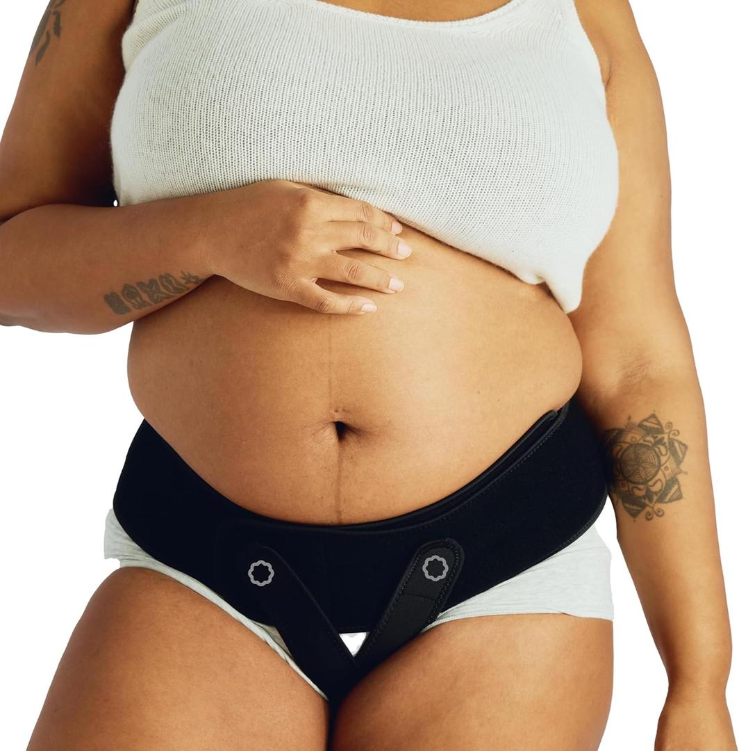 Belly Bandit V-Sling Pelvic Support Band - Adjustable Maternity Belly Band - Pregnancy Support Belt for Pelvic Pain, Vulvar Varicosities, SPD, Prolapse - Maternity Belt for Pregnant Women, L-2XL