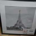 upsimples 16x16 Picture Frame, Display Pictures 12x12 with Mat or 16 x 16 Without, Wall Hanging Square Frames, Black, 1 Pack