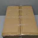 Upgraded Dimmable Glass Floor Lamp for Living Room, Modern Gold Standing Lamp with Clear Ribbed Glass Lampshade & Knob Dimmer, Arc Tall Lamp for Bedroom Office Reading Room, 2700K Led Bulb Included