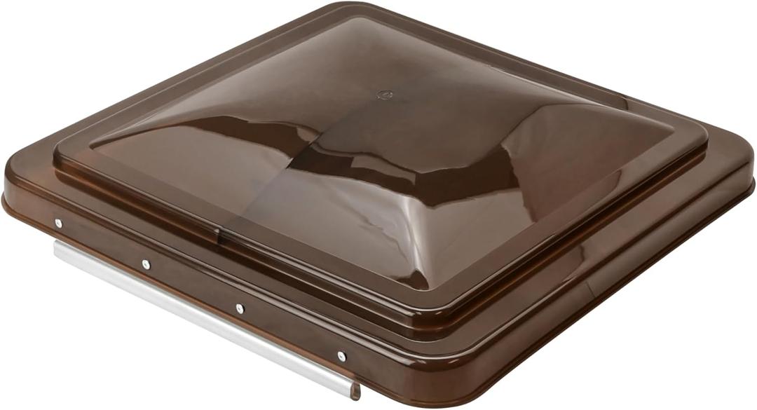 14 Inch RV Roof Vent Cover Replacement Vent Lid Smoked for Camper Trailer Motorhome (Smoked 1-Pack)
