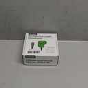 RVGUARD 50 Amp to 110 Volt RV Adapter Cord 12 Inch, NEMA 5-15P to NEMA 14-50R Electrical Power Adapter with LED Power Indicator, Green, ETL Listed