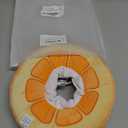 ANWA Adjustable Cat Cone Collar Soft, Cute Cat Donut Collar After Surgery, Kitten Recovery Cones to Stop Licking