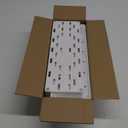 SPACEKEEPER Slim Rolling Storage Cart 4 Tier Bathroom Organizer Mobile Shelving Unit Utility Cart Tower Rack for Kitchen Laundry Narrow Places, White (White)