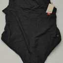 Popilush Body Suits for Womens - Cute Going Out Tops - Square Neck Sleeveless Shapewear Bodysuits Concert Outfits XXL