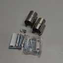 ELSHINE 1.5'' Lap Joint Exhaust Band Clamp, Heavy-duty Exhaust Clamps for Mufflers and Pipes, Stainless Steel Seal Clamp Sleeve for Exhaust Repair, 2PCS