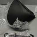 19 Inch PP Squirrel Proof Baffle for Protecting Outside Pole Bird Feeders and Bird Houses, Hang Mount Raccoon and Squirrel Guard Stopper for Shepherd Hooks - Black, 2 Pack